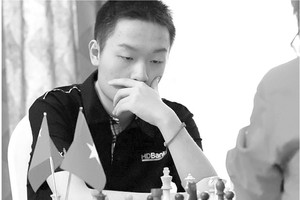 衛冕冠軍中國棋手韋奕。