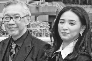 胡家驊生前與前港姐吳婉芳。