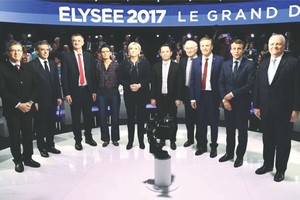 法國總統選舉候選人第二次電視辯論。