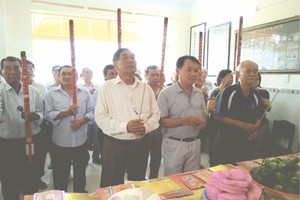 六桂堂宗祠春季祭祖儀式一瞥。