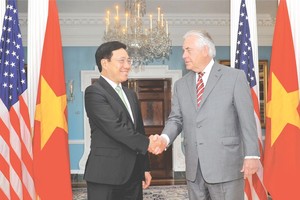 范平明副總理會見美國國務卿蒂勒森。