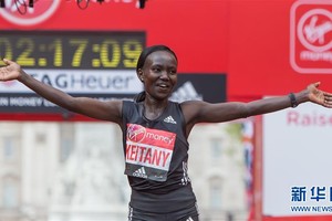 凱塔尼３奪倫敦馬拉松冠軍。（圖源：新華網）