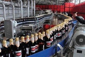 Sabeco啤酒生產線一瞥。（示意圖來源：互聯網））