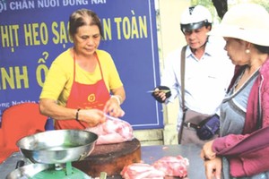 同奈省的平價豬肉攤。（圖源：互聯網）