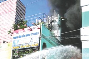 火警現場。（圖源：互聯網）