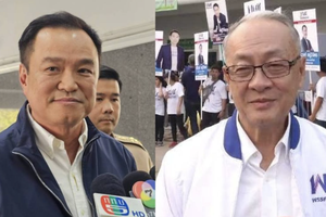  阿努廷·参威拉恭与猜卡盛·尼蒂斯里。