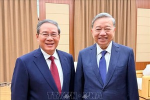 党中央总书记苏林会见中国国务院总理李强。
