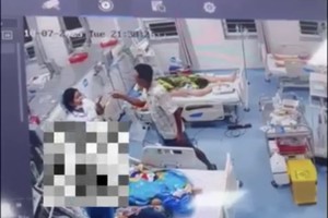 殴打头顿医院女护理员者被起诉