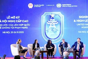 高级别政策座谈会现场。