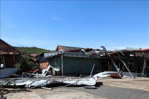 13号台风导致2万6470多间房屋倒塌、受损并造成不少损失