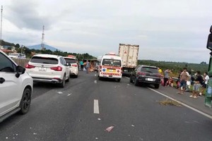 交通事故现场。