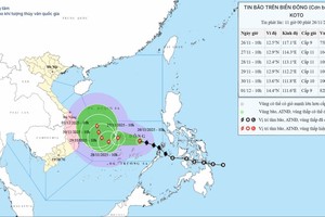 15号台风移动方向。