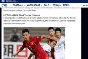 Đoàn Văn Hậu được phóng viên FOX Sports đánh giá cao. Nguồn: FOX Sports