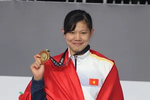 Ánh Viên đã có thêm 2 HCV trong ngày thi đấu. tác giả: LƯỢNG LƯỢNG