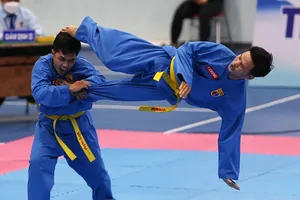 Tuyển thủ vovinam sẽ có bài biểu diễn tại Lễ khai mạc SEA Games 31. Ảnh: vovinam VN