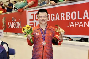 Tuyển thủ duy nhất của thể thao Lạng Sơn tại SEA Games 31 - Nông Văn Hữu. Ảnh: DŨNG PHƯƠNG