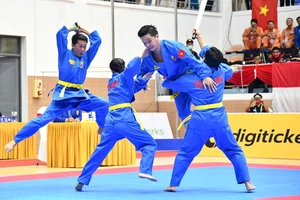 Vovinam Việt Nam đang có những kết quả khả quan tại SEA Games 31. Ảnh: DŨNG PHƯƠNG