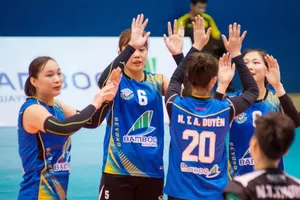 Liên đoàn bóng chuyền Việt Nam chưa nhận được văn bản nào của đội bóng chuyền nữ Vĩnh Phúc. Ảnh: VP