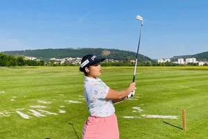 Tay golf Thảo My đang thi đấu tại châu Âu thời điểm hiện tại và sẽ dự giải đồng đội châu Á-Thái Bình Dương ở Indonesia trong tháng 8. Ảnh: H.T