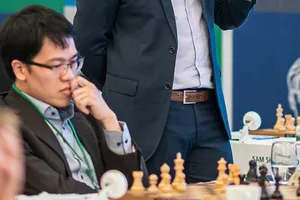 Quang Liêm sẽ có ván cuối quyết định ngôi vô địch tại CH Séc ngày 17-6. Ảnh: PCF