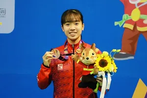 Vũ Thị Anh Thư đang là tay vợt nữ có thành công tại giải cầu lông Croatia 2022 vừa qua. Ảnh: A.THƯ