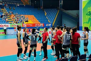 Đương kim vô địch quốc gia Bộ tư lệnh Thông tin sẽ gặp không ít khó khăn khi đối đầu Thái Bình tại tứ kết năm nay. Ảnh: MINH CHIẾN