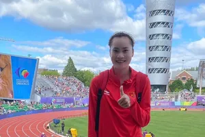 Quách Thị Lan đã có tên ở lượt chạy vòng loại thứ 3 của nội dung 400m rào tại giải vô địch thế giới 2022. Ảnh:Q.LAN