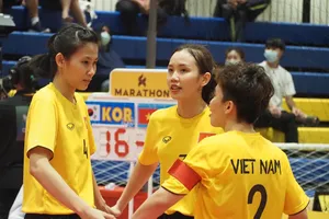 Cầu mây nữ Việt Nam đã không vượt qua được chủ nhà Thái Lan tại chung kết đồng đội nữ. Ảnh: BTC