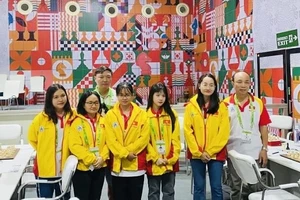 Đội cờ vua nữ Việt Nam đã gặp các đối thủ mạnh ở ván 7 và 8 nên không có được kết quả như ý. Ảnh: A.THƯ