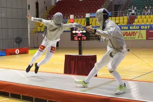 VĐV đấu kiếm trẻ được cơ hội cọ xát quan trọng tại giải U23 toàn quốc ở Bắc Ninh. Ảnh: ĐK.VN