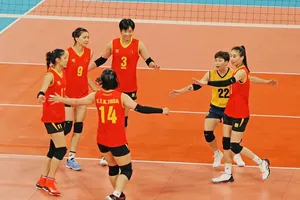 Đội tuyển bóng chuyền nữ Việt Nam đang có sự tập trung cao độ trước lượt tứ kết. Ảnh: AVC