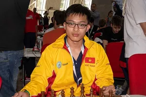 Võ Phạm Thiên Phúc đang có kết quả tốt sau 5 ván đã đấu tại giải vô địch trẻ thế giới 2022 ở Romania. Ảnh: A.THƯ