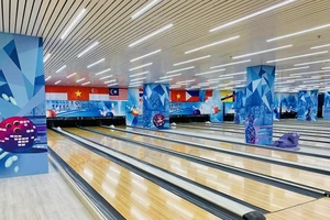 Môn bowling từng diễn ra tại SEA Games 31 và sẽ tổ chức tại Đại hội thể thao toàn quốc năm nay bằng hình thức xã hội hóa. Ảnh: BowlingVN