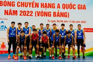 Đội nam Sanest -Sanna Khánh Hòa trở lại sau khi vắng mặt ở vòng chung kết năm ngoái vì lý do Covid-19. Ảnh: T.T.THIÊN