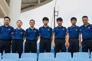 Đội bóng bàn trẻ Việt Nam đã lên đường dự giải tại Hungary. Ảnh: B.X.HÀ