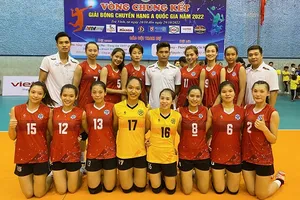 Đội bóng chuyền nữ Hà Nội của Trung tâm Huấn luyện thi đấu TDTT Hà Nội sẽ không có thành viên nào dự Đại hội thể thao toàn quốc năm nay. Ảnh: MINH CHIẾN