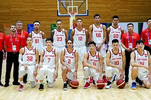 Tuyển bóng rổ nam Việt Nam sẽ đi Mông Cổ thi đấu. Ảnh: LONG ETHAN