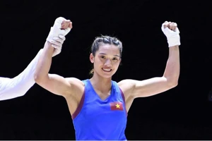 Nguyễn Thị Tâm là nữ võ sĩ đi vào lịch sử của boxing Việt Nam tại giải vô địch châu Á. Ảnh: ASBC