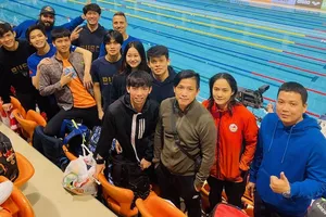 Đội tuyển bơi Việt Nam đã có tập huấn dài hạn tại Hungary trong giai đoạn chuẩn bị cho SEA Games 31. Ảnh: MINH MINH