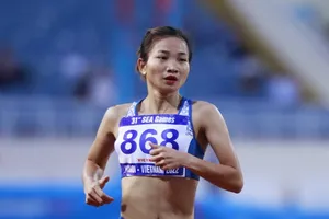 Nguyễn Thị Oanh có hạng 6 nội dung 3.000m ở giải điền kinh châu Á trong nhà 2023. Ảnh: DŨNG PHƯƠNG