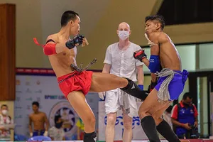 Môn kun bokator nằm trong chương trình thi đấu chính thức kỳ SEA Games 32 tại Campuchia và chúng ta có đội tuyển góp mặt. Ảnh: CAMSOC