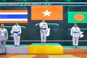 Jujitsu Việt Nam có kết quả tốt tại giải vô địch châu Á 2023. Ảnh: JA
