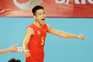 Nguyễn Văn Quốc Duy chưa được tập trung ở danh sách 18 cầu thủ đội bóng chuyền nam quốc gia tại lần này. Ảnh: DŨNG PHƯƠNG