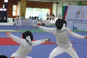 VĐV kiếm liễu cũng được cơ hội thi đấu quốc tế để cọ xát chuyên môn. Ảnh: Đ.TRUNG