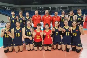 Bóng chuyền nữ Việt Nam sẽ tập luyện tại Ninh Bình ở đợt tập huấn hiện tại. Ảnh: NHẬT ANH