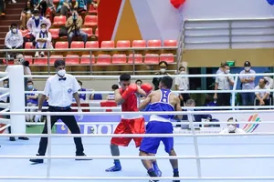 Các võ sĩ quan trọng sẽ được tập huấn Thái Lan để đảm bảo chuyên môn trước khi dự SEA Games 32. Ảnh: DŨNG PHƯƠNG