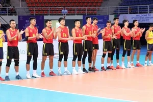 Cầu thủ đội tuyển bóng chuyền quốc gia bắt đầu tập trung chuẩn bị cho SEA Games 32. Ảnh: NHẬT ANH
