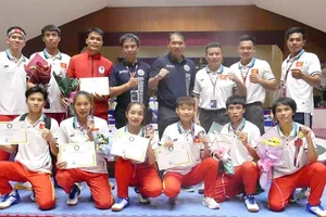 Đội võ kun bokator của Việt Nam đã có kết quả HCV tại giải ở Campuchia vừa qua. Ảnh: CAMSOC