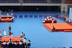 Các VĐV đã tranh tài tại giải. Ảnh: YOGAVN