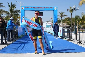 Nguyễn Thị Kim Tuyến sẽ là tuyển thủ thi đấu nội dung aquathlon tại SEA Games 32 lần này. Ảnh: NI NGUYỄN